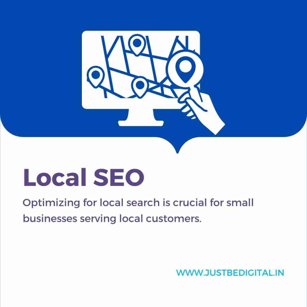 Optimizing for local search is crucial for small businesses serving local customers.